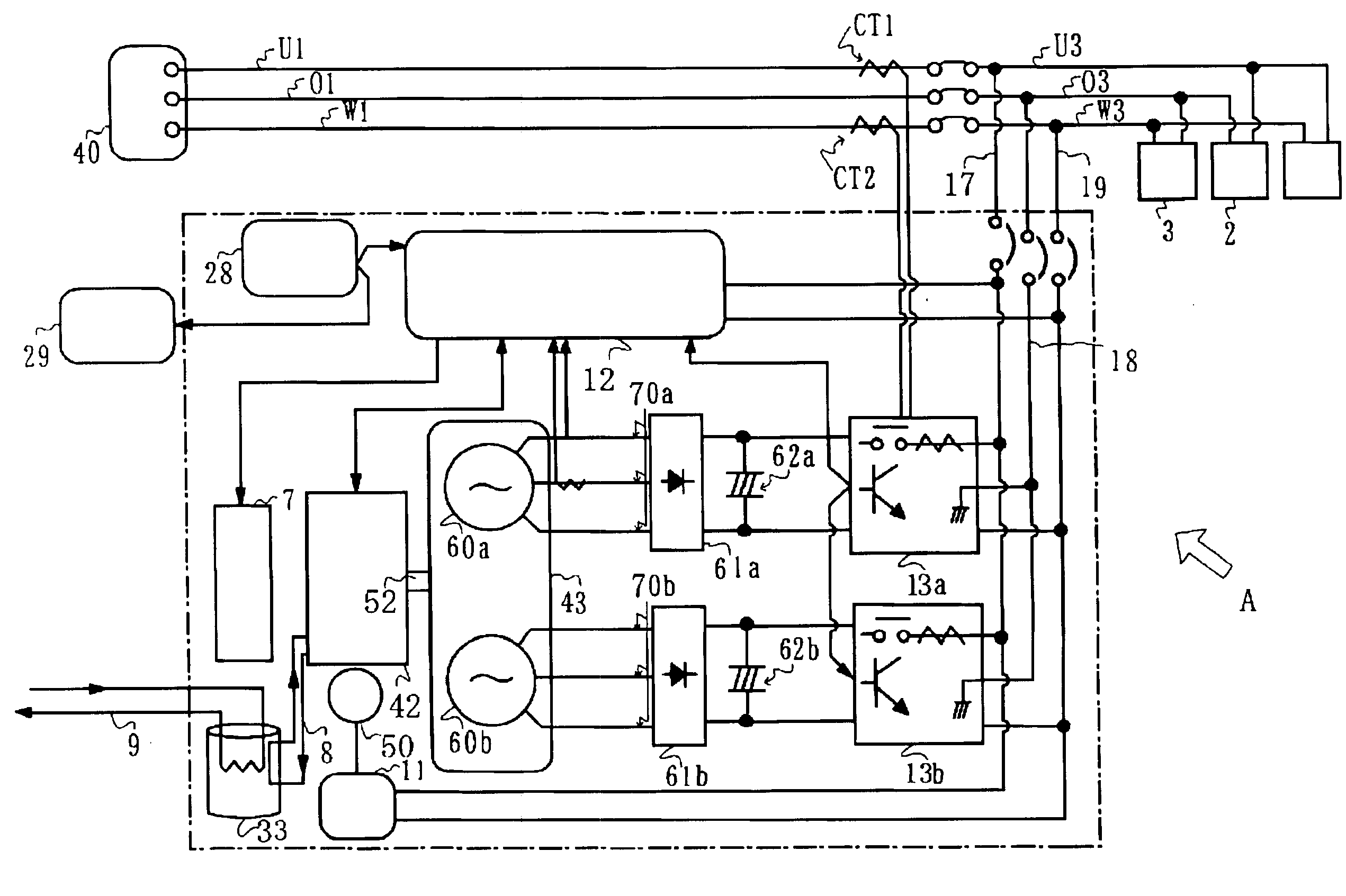 Power system having generator driven by engine