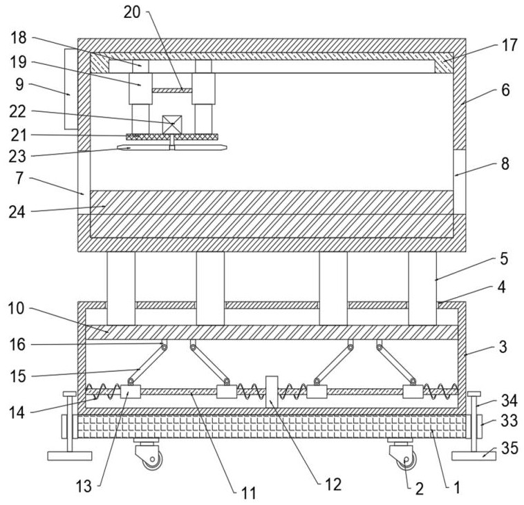 Surface grinding device for mechanical processing
