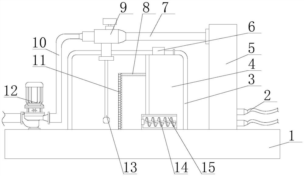 An intelligent planting automatic water and fertilizer all-in-one machine