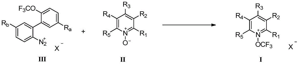 N- trifluoromethoxy pyridine salt compound and preparation method and use thereof