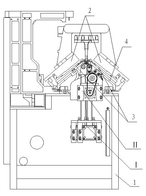 Double-head computerized flat knitter, high roller device and double shaking table devices thereof
