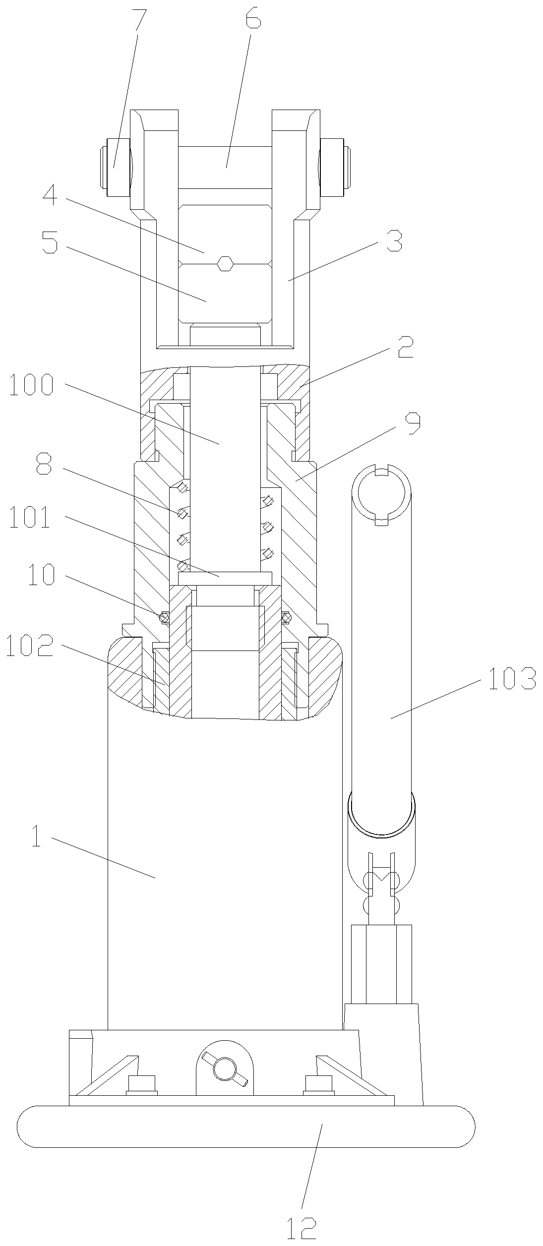 Diamond rope saw joint pressing clamp