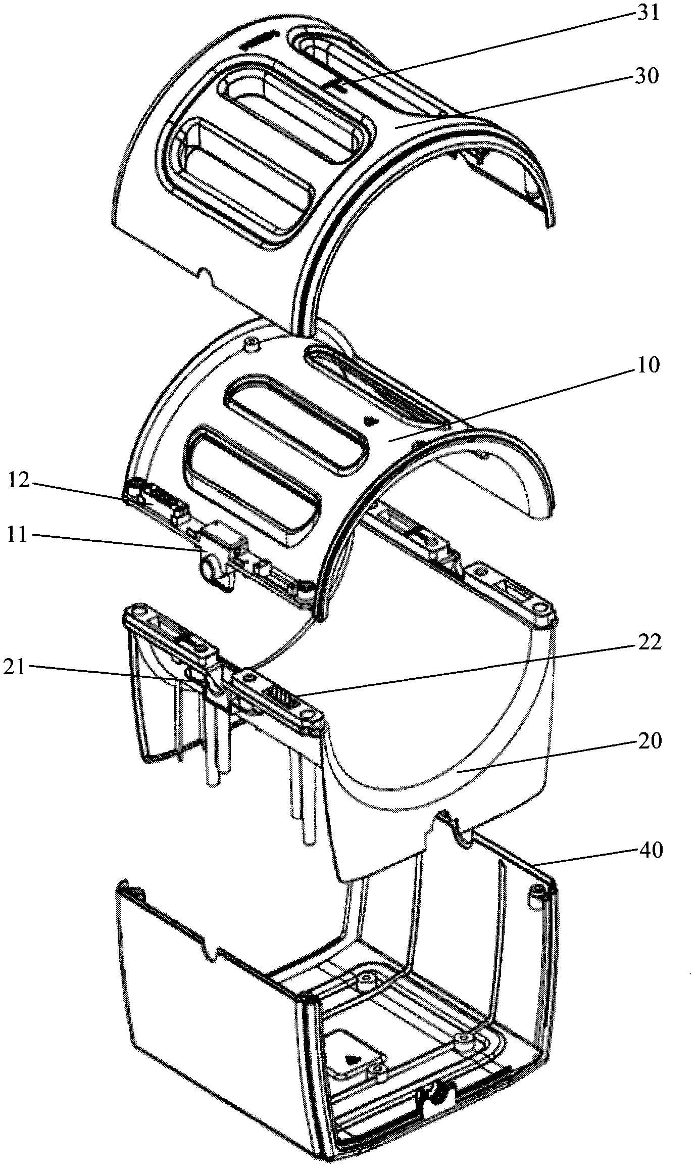 Infant body heart coil device for magnetic resonance imaging system