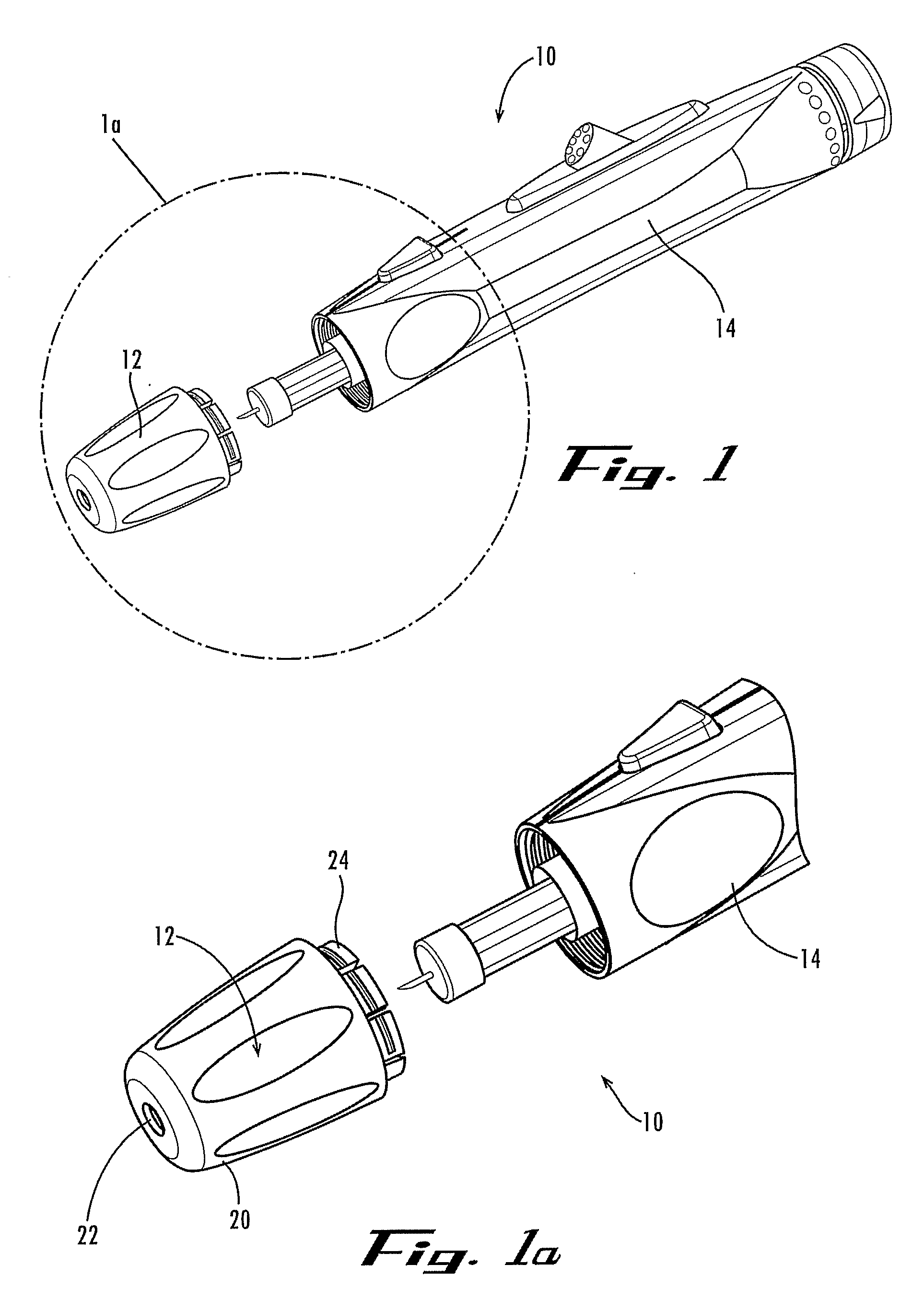 Lancing Device with Releasable Threaded Enclosure
