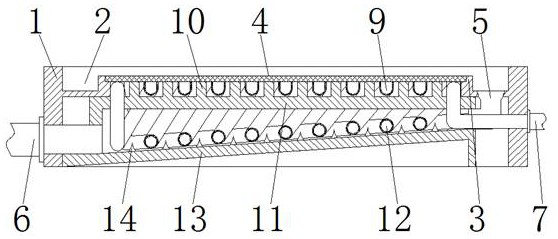 A heat recovery device for domestic shower waste water