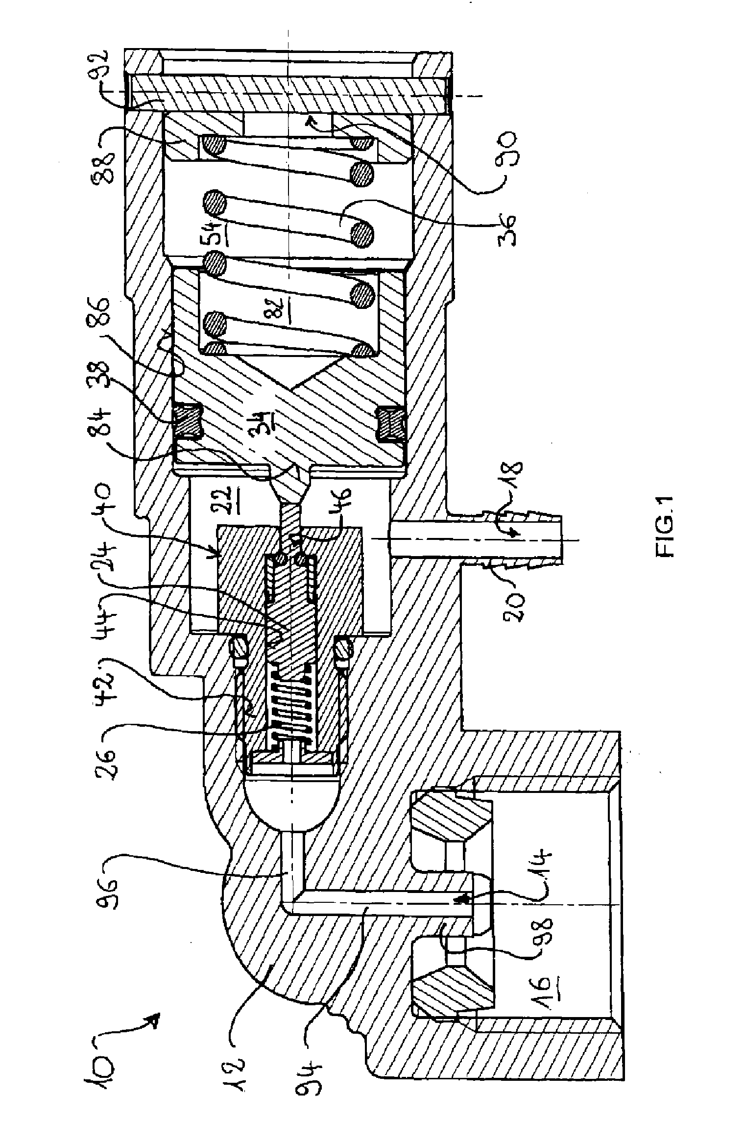 Pressure reducer for a device for enriching a liquid with carbon dioxide
