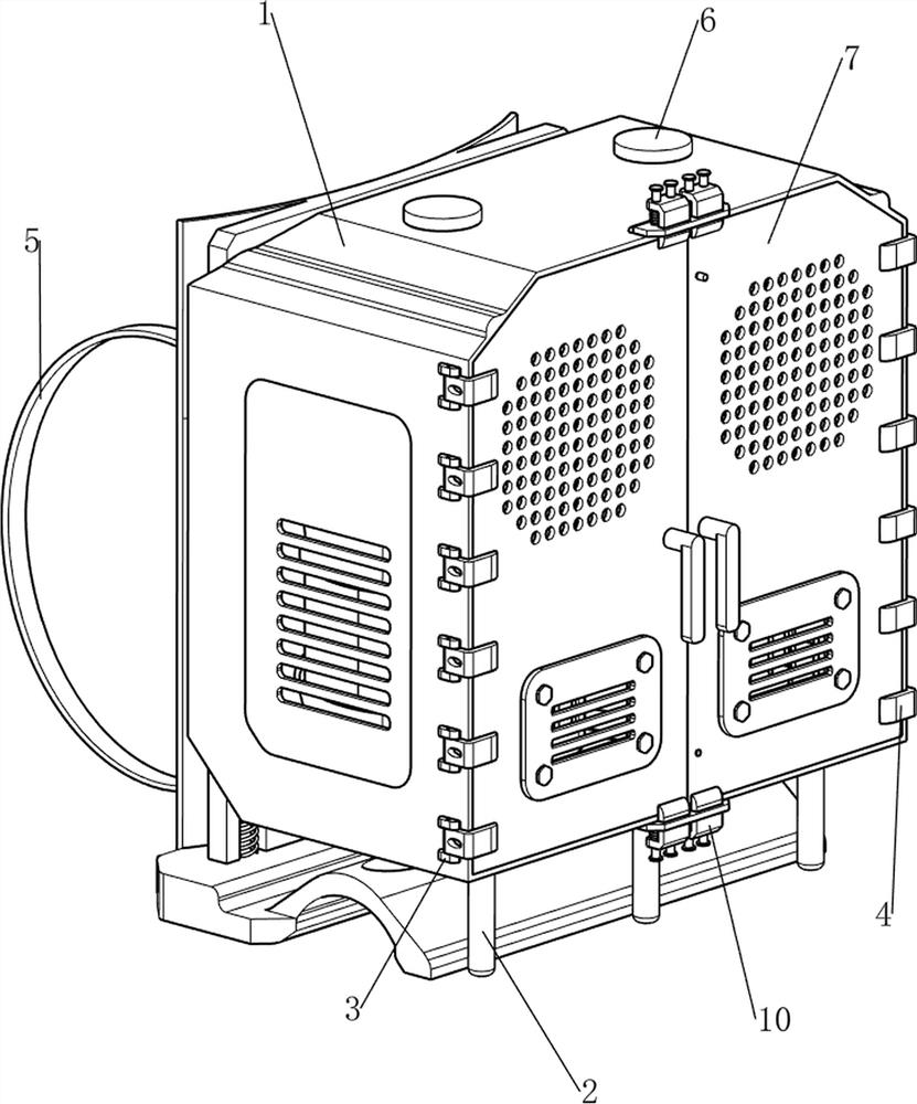 Sewage tank collecting device for sewage inspection