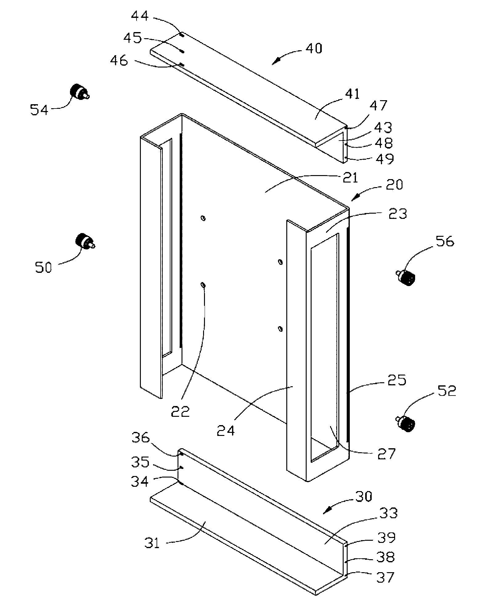 Bracket, and display and computer system having same