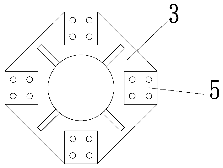 500kV compact-to-conventional line strain tower jumper drainage bus fitting