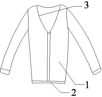 Coat with function of safety instruction