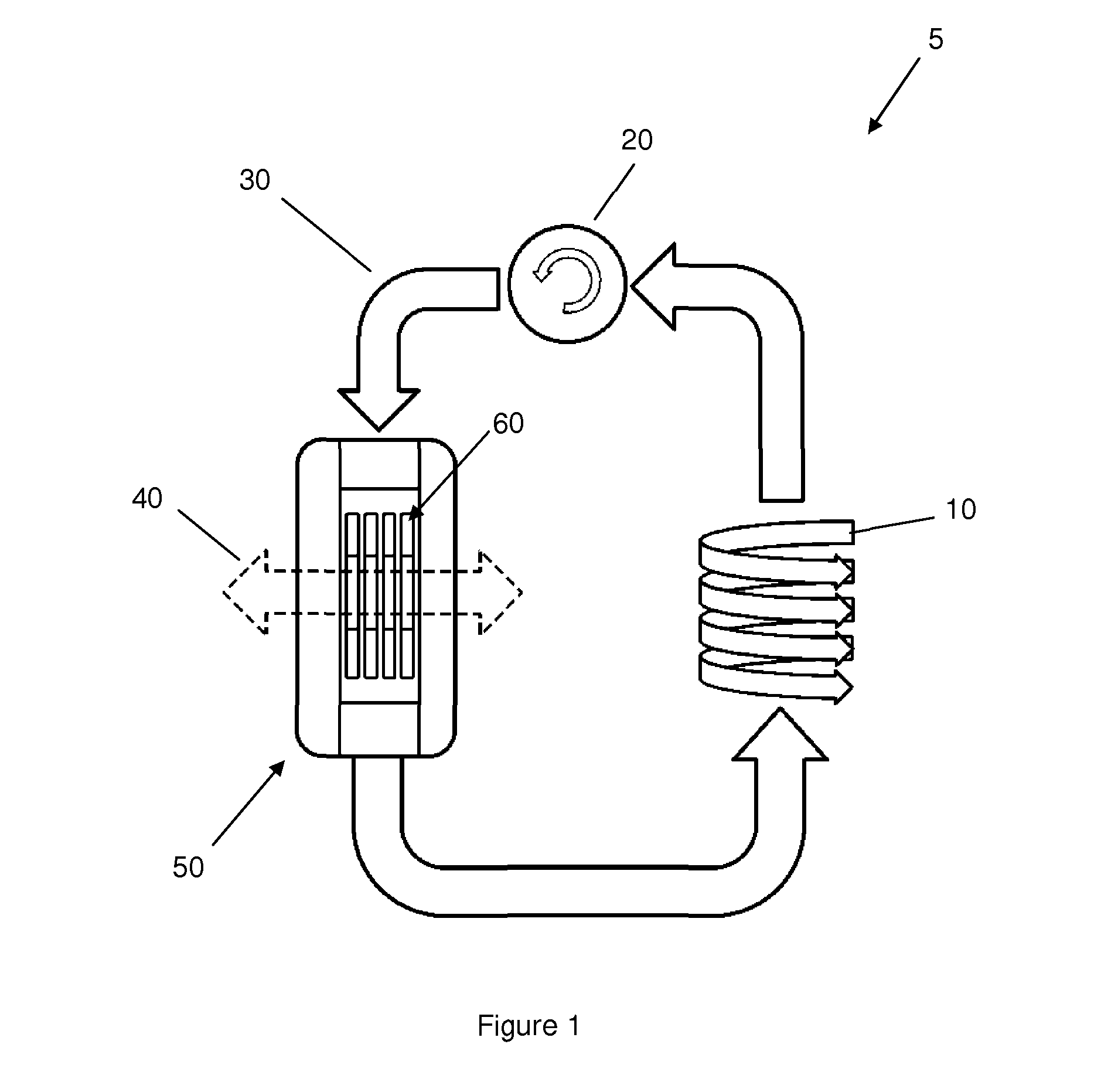 Mounting vane for optical element of a laser