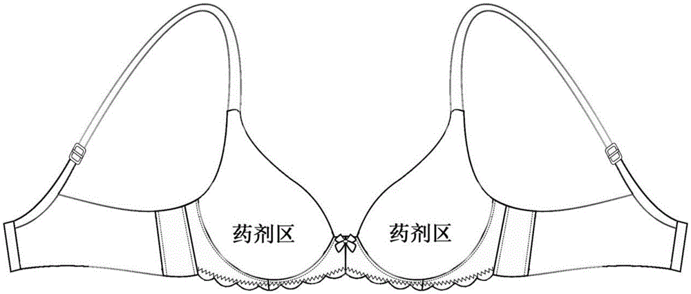Bra prepared from Chinese herbal medicines and used for preventing breast cancer