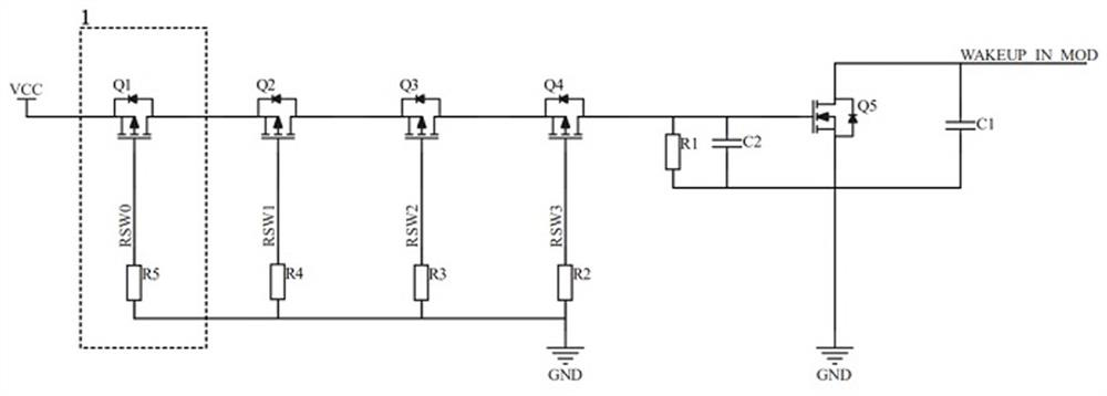 Multi-path trigger wake-up circuit of low-power-consumption equipment ...