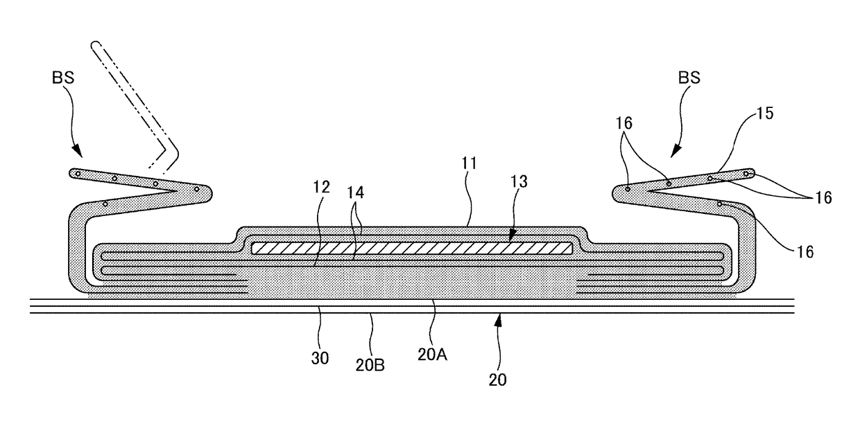 Absorbent article and method for manufacturing same