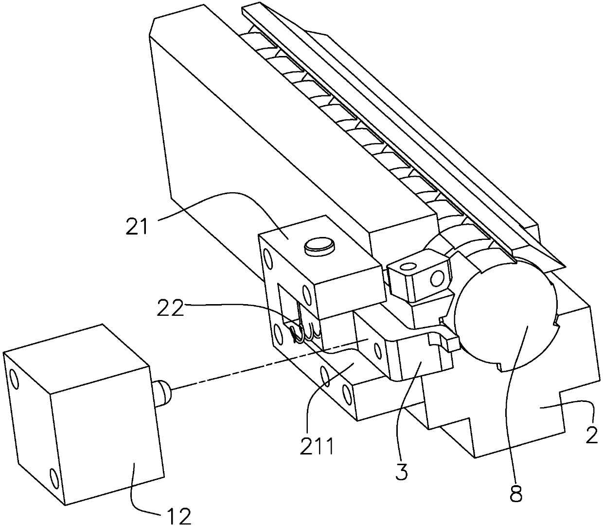 Automatic shuttle peg replacement device and automatic shuttle peg replacement method