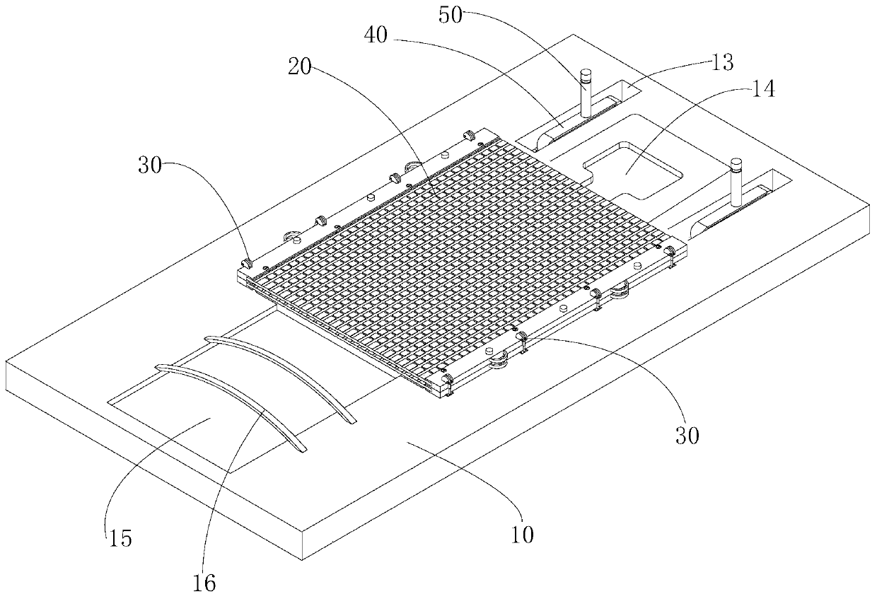 Chest radiotherapy positioning device