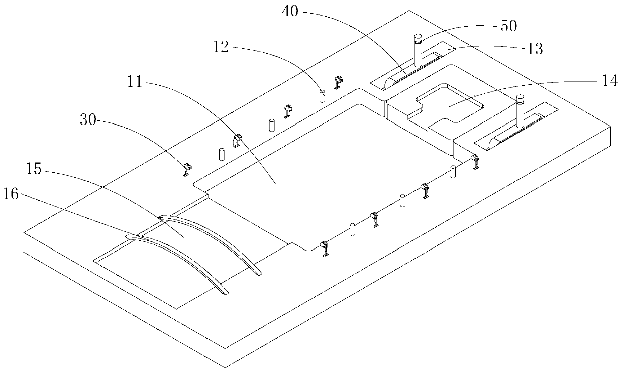 Chest radiotherapy positioning device