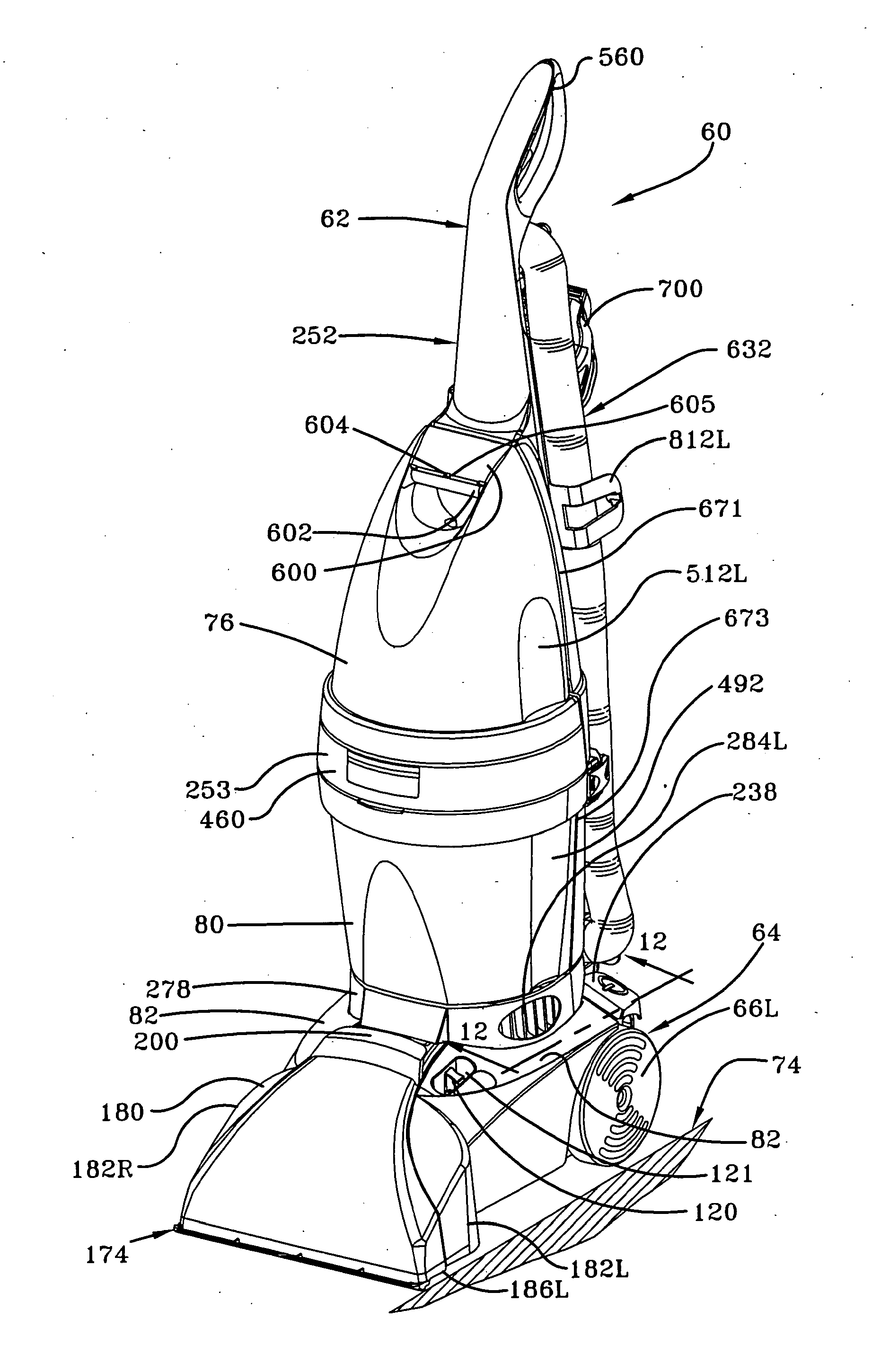 Extractor stretch hose