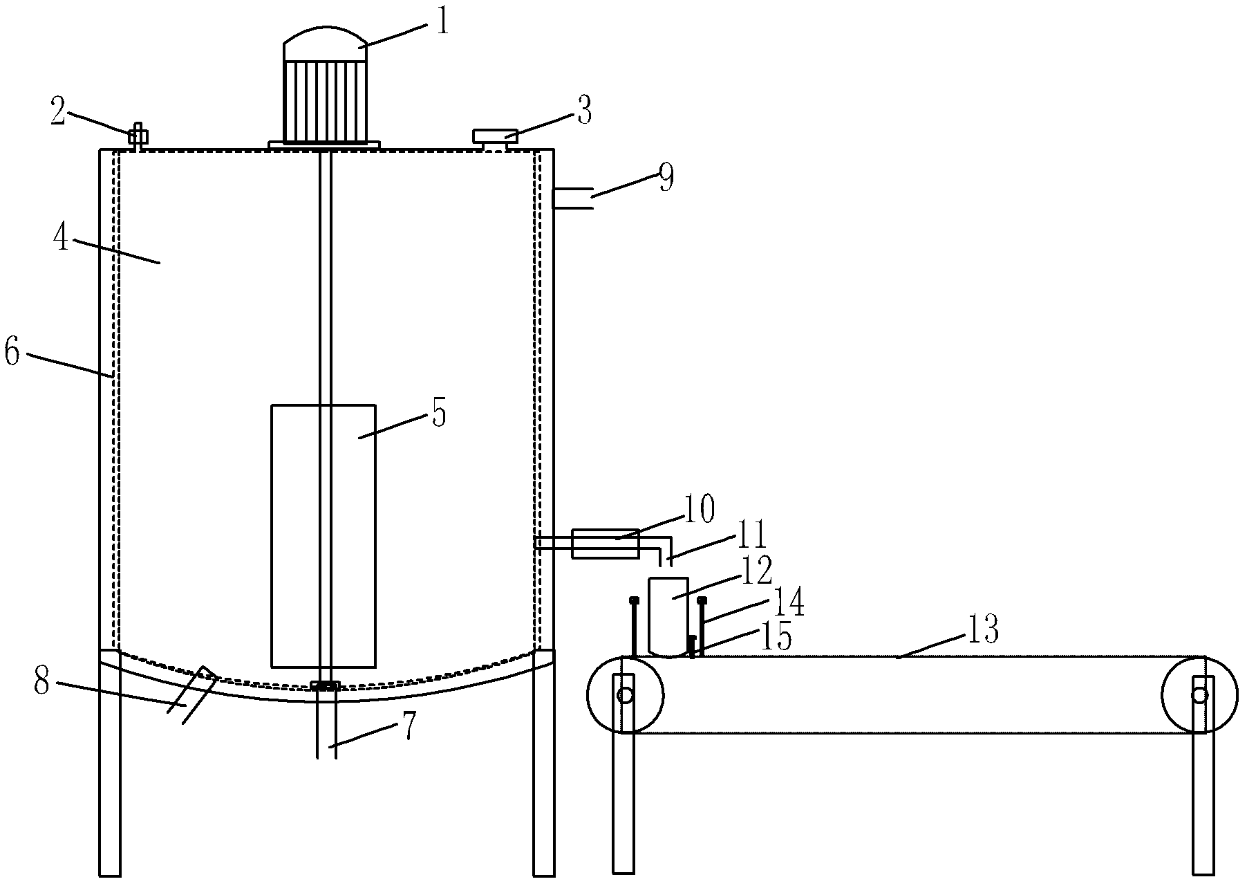 Full-automatic foaming candle filling device