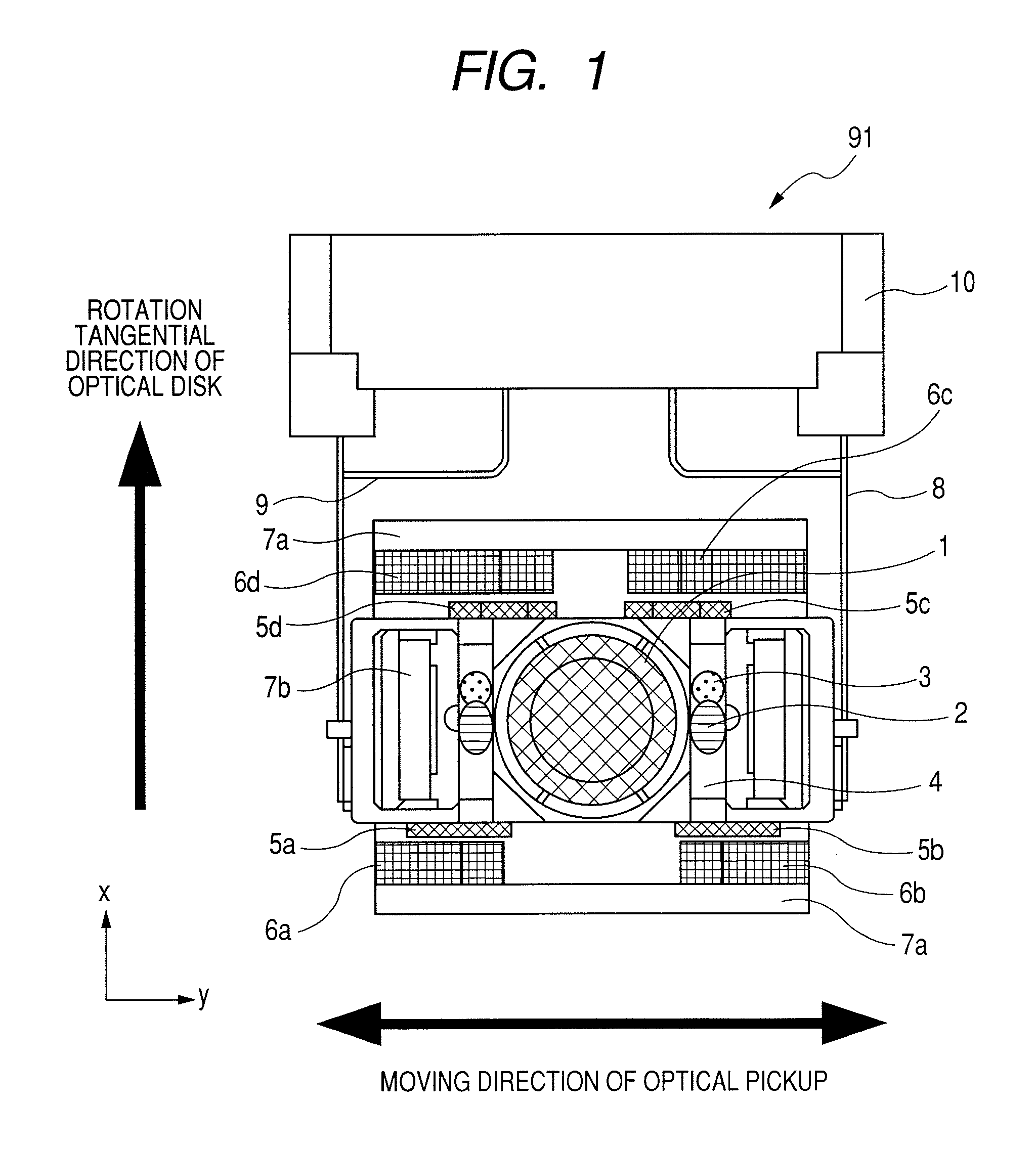 Optical pickup device and optical disc drive apparatus