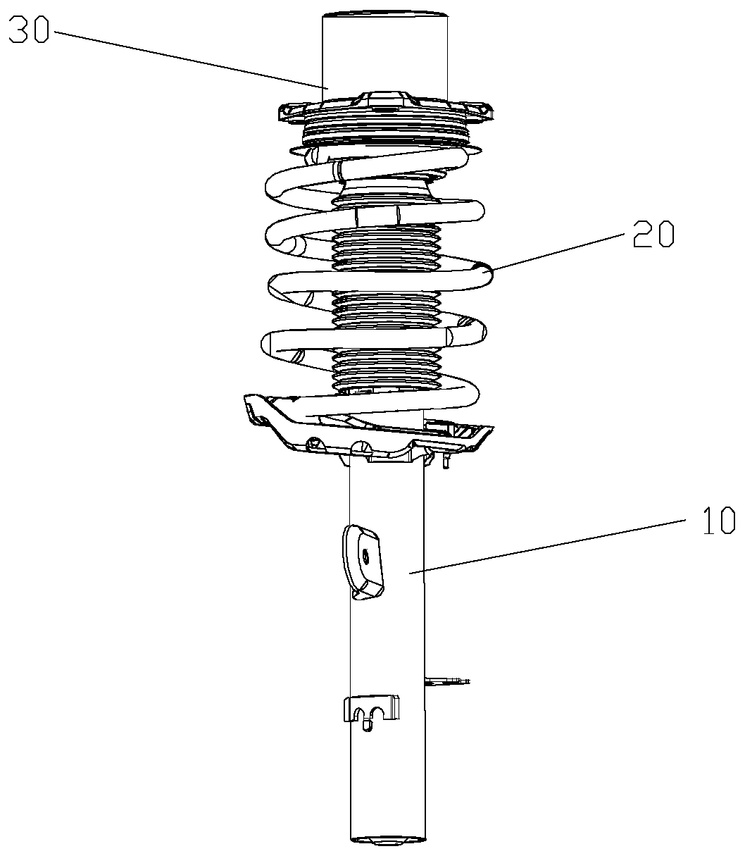 Height-adjustable sliding column and automobile