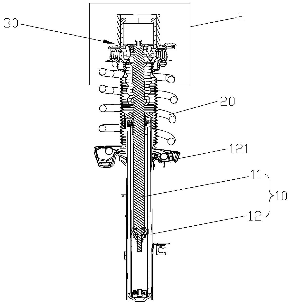 Height-adjustable sliding column and automobile