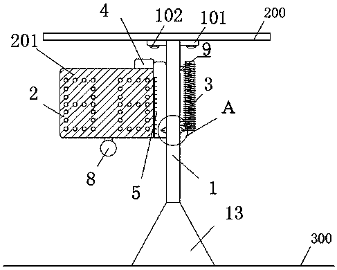 A bridge height limiting device