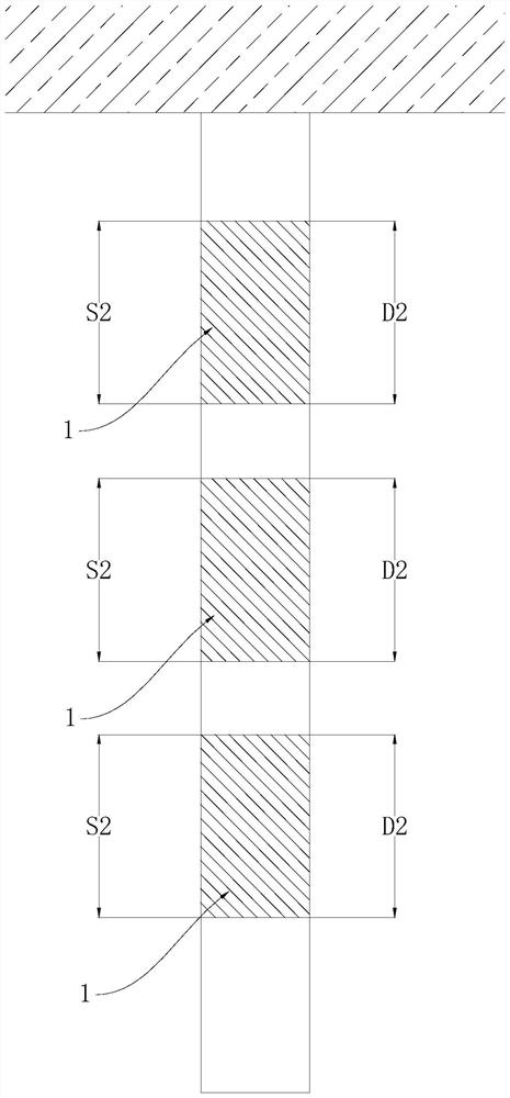 Perforation method and perforation structure of steam huff and puff heavy oil reservoir