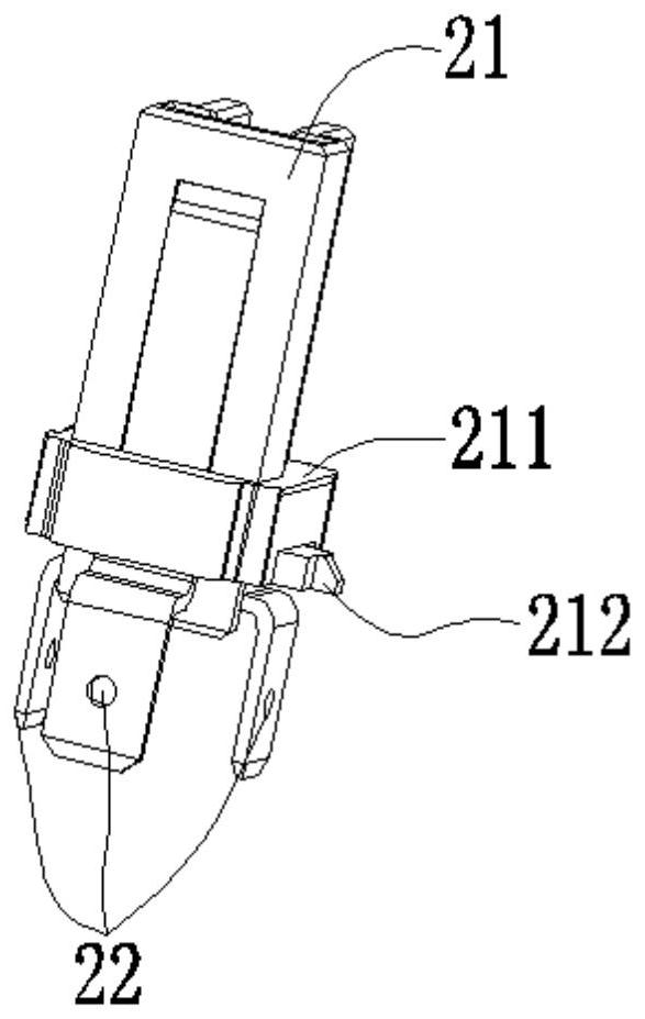 Connector with split type installation structure