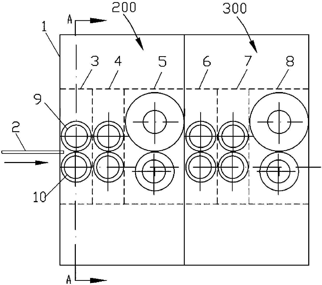 Corrugated board grooving machine