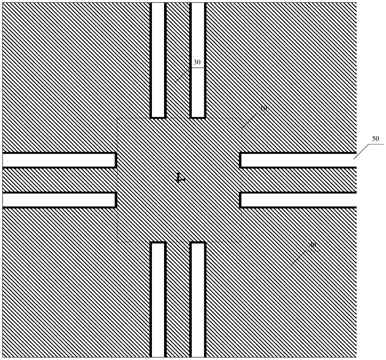 Quantum chip, quantum data bus, microwave transmission line resonant cavity and preparation method