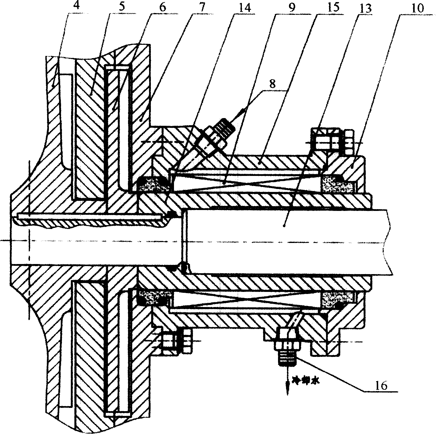 Atmosphere pressure cooling intelligent control water pump