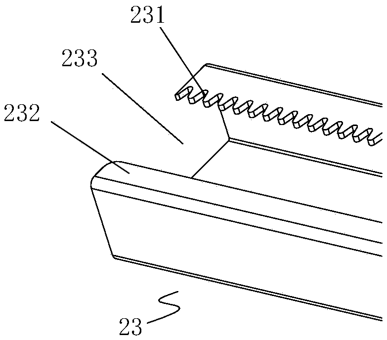 Tray structure with adjustable goods way width, and vending machine applying same