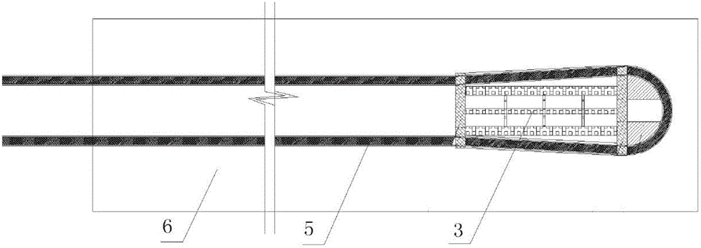 Stiffening pile used for recyclable reinforcement bodies in mealy sand layers