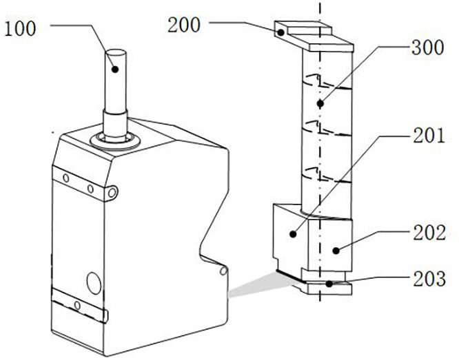 Blade section profile high-precision detection method based on line structured light sensor