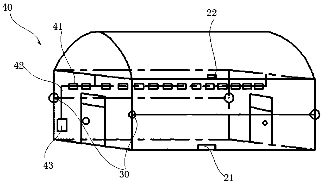 Greenhouse micro-spraying irrigation facility based on environmental information and control method thereof