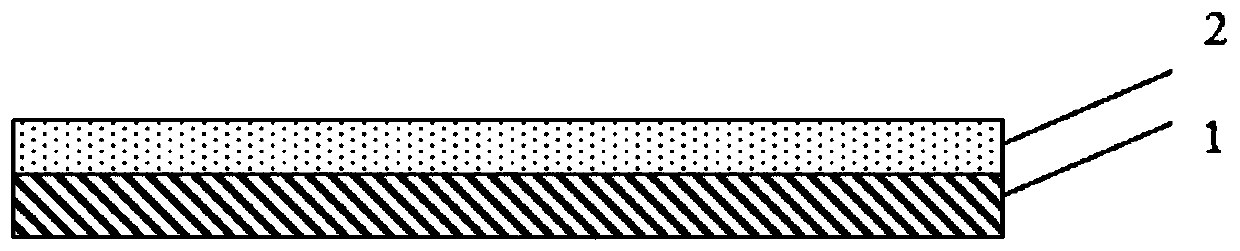 Water-based shoe lining leather bass and preparation method thereof