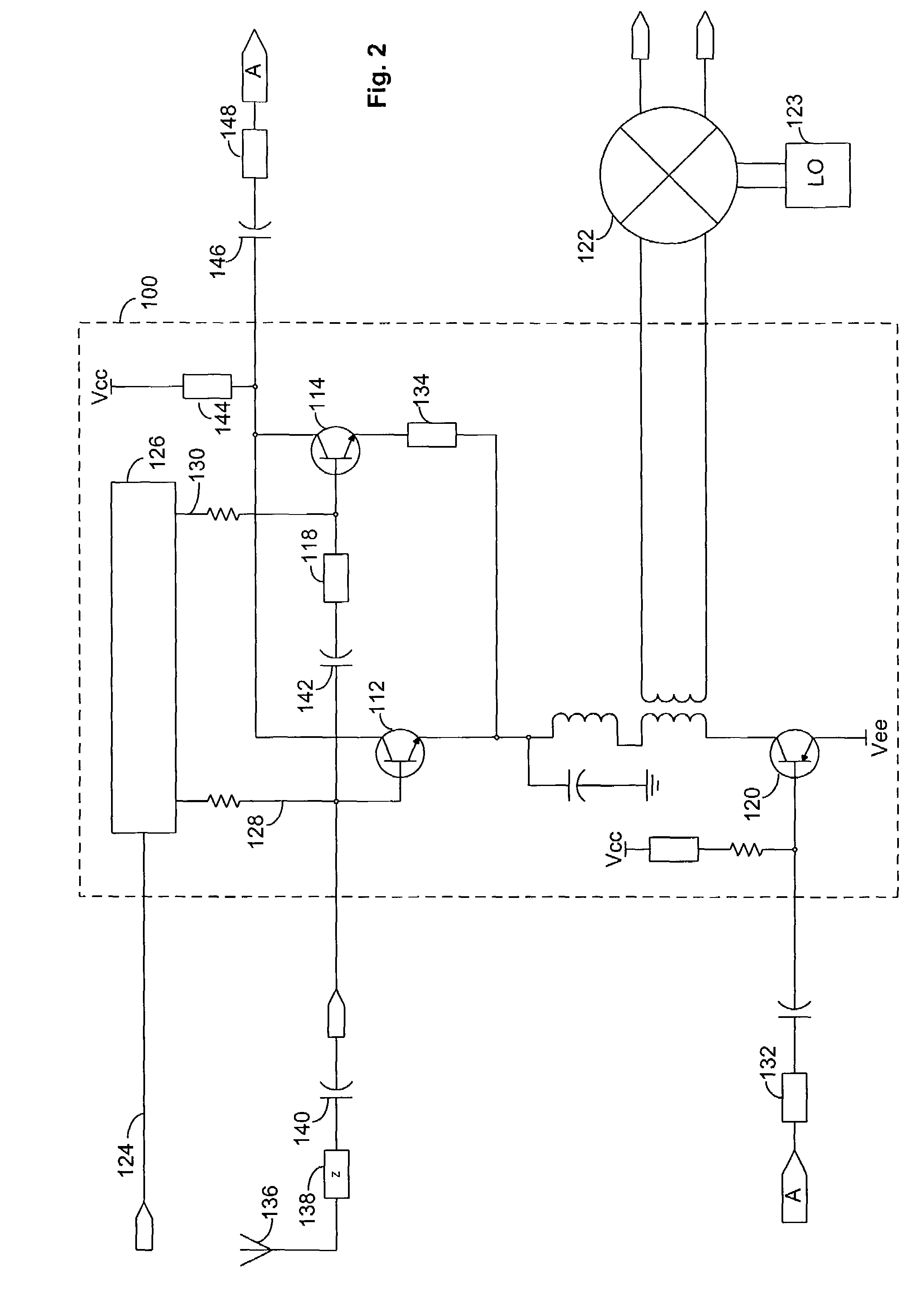 Switchable gain amplifier