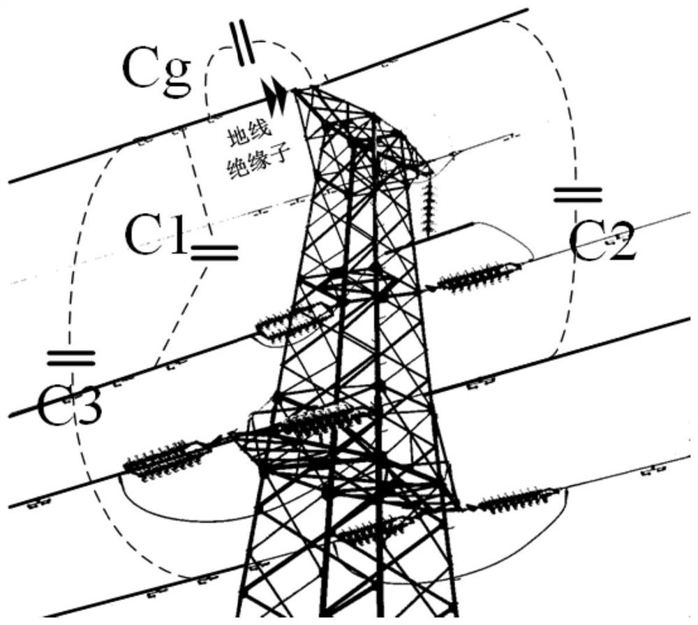 Insulated overhead ground wire resonance energy taking system and method