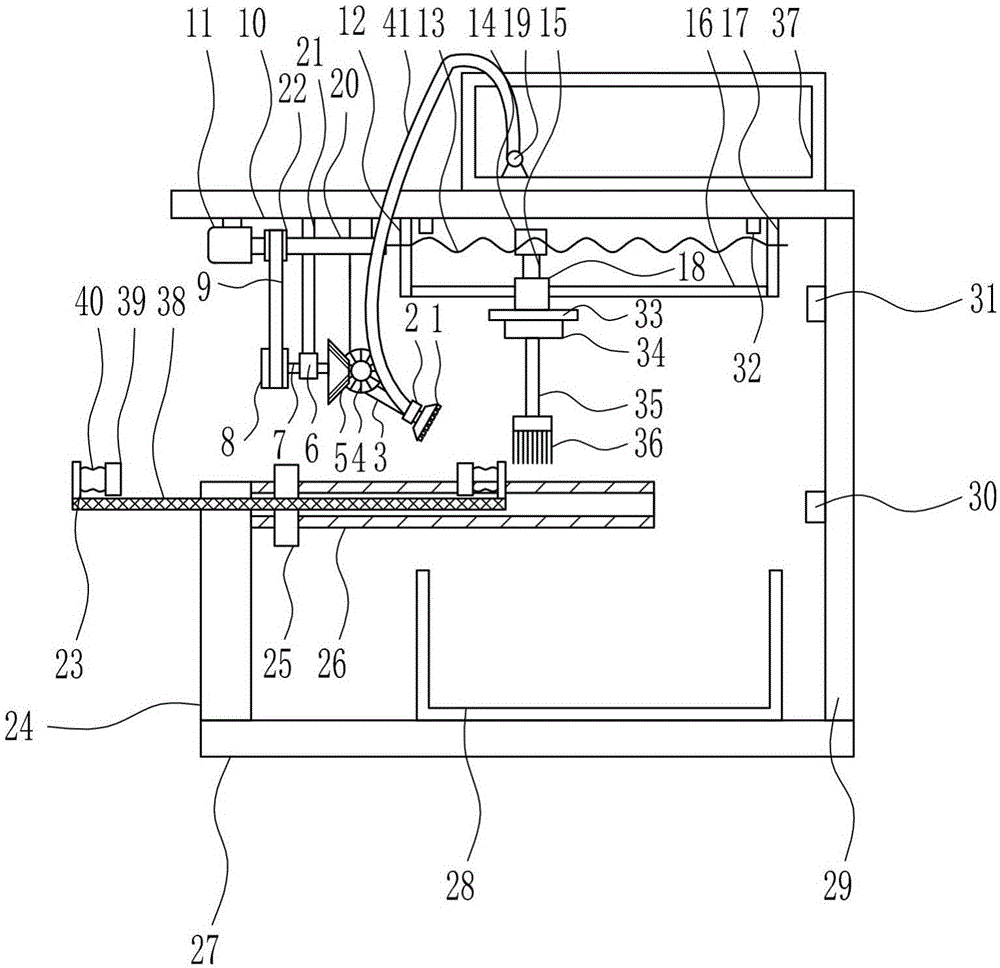 Automatic cleaning intelligent control device