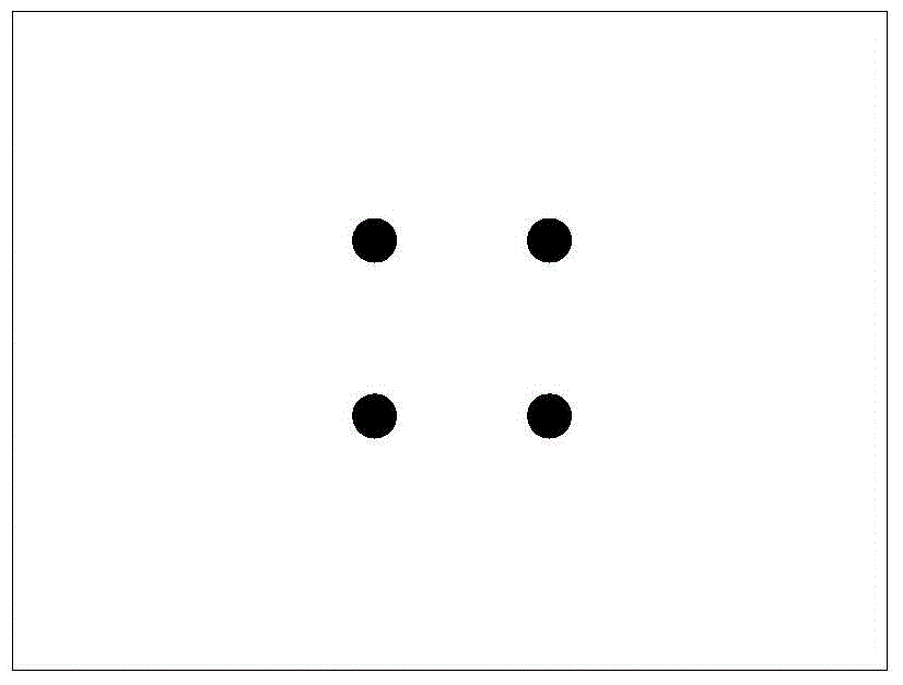 Calibration device for industrial fixed-focus camera parameters based on square target model