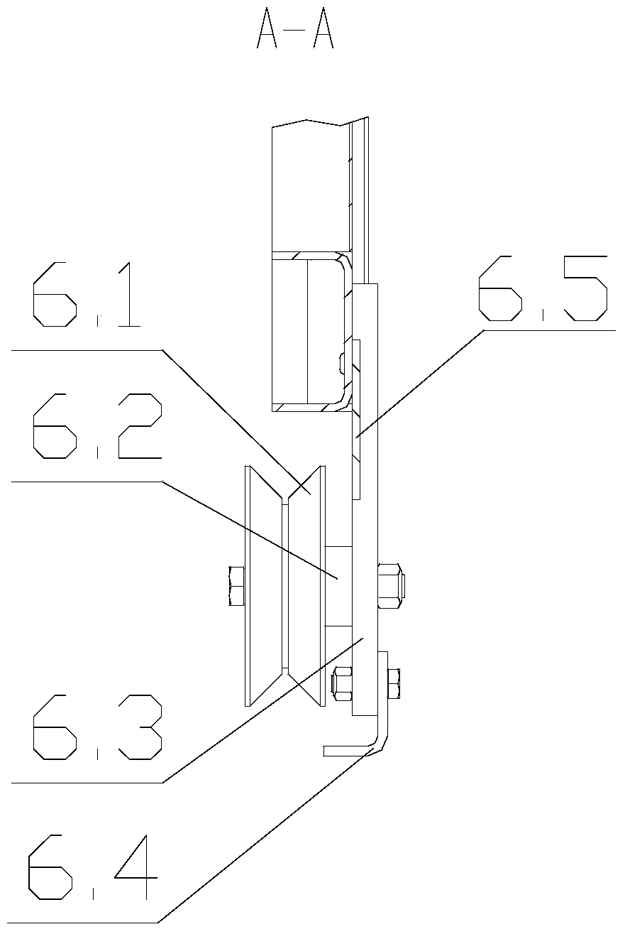 A truck door with container door locking device