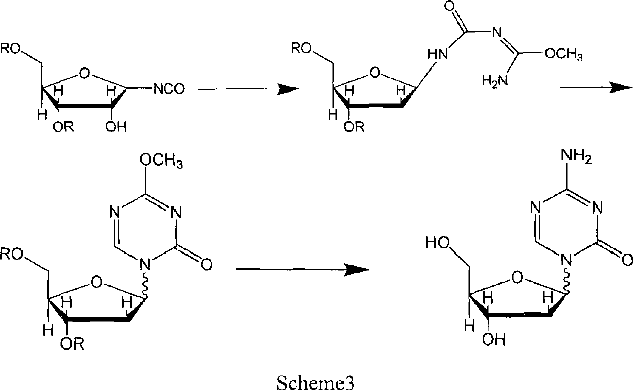 Method for preparing 5-aza-2'-deoxycytidine and its intermediates