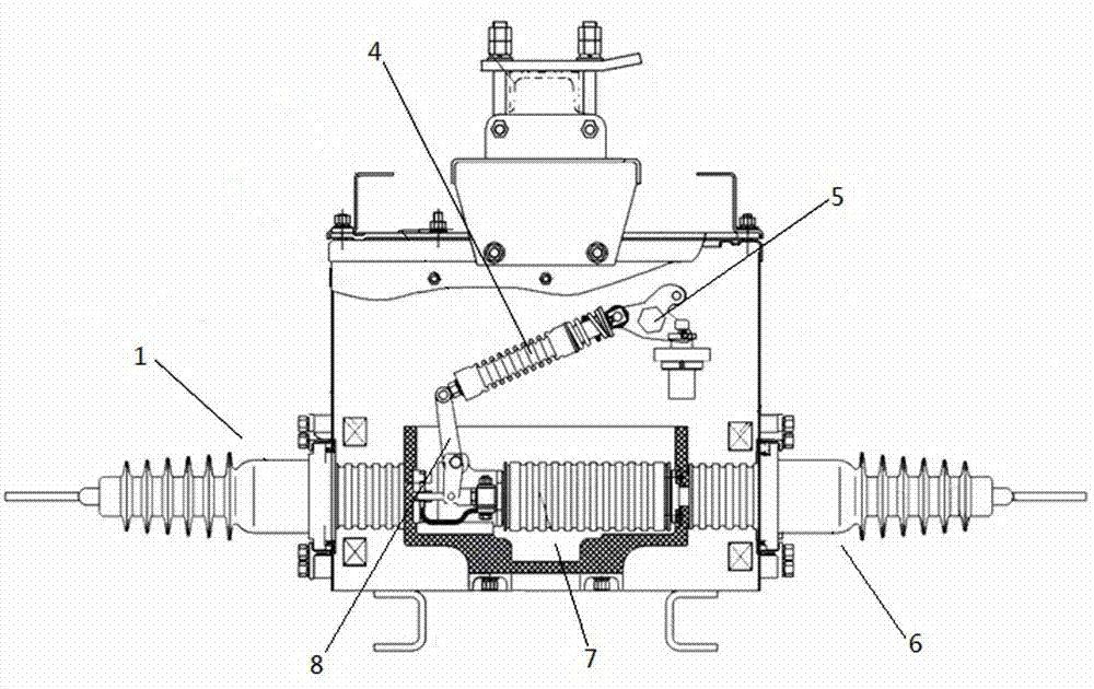 Transmission shaft for circuit breaker and circuit breaker poking mechanism using same