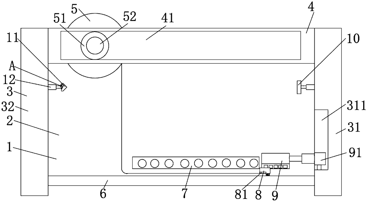 Cloth stacking device for garment production