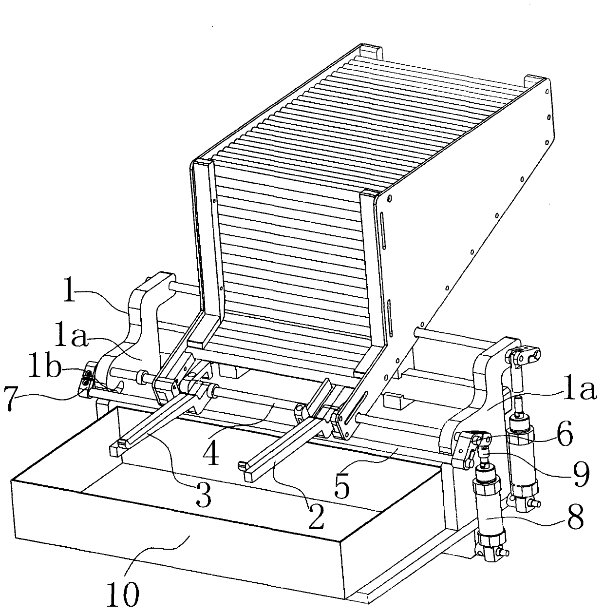 Blanking device for full-automatic shaft servo manipulator