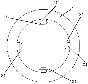 A press-fit marine bearing