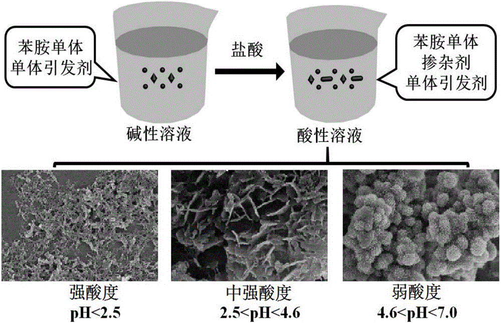 Preparation method of nano-structure polyaniline