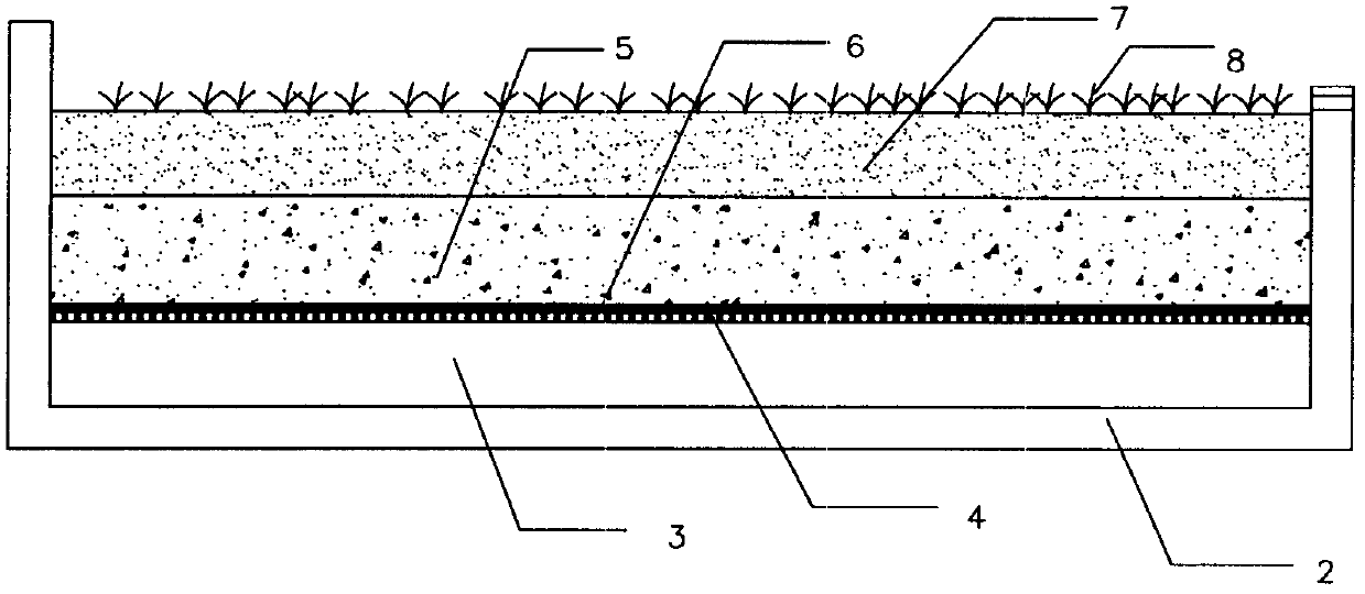 System and method integrating road surface runoff collection, purification, storage and utilization for plants