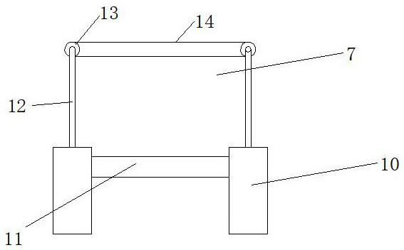 Conveying device for environment-friendly plate production